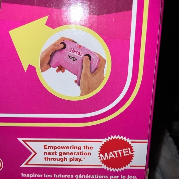 Hot Wheels RC Barbie Corvette Remote Control Car from Barbie: The Movie - Picture 11 of 16